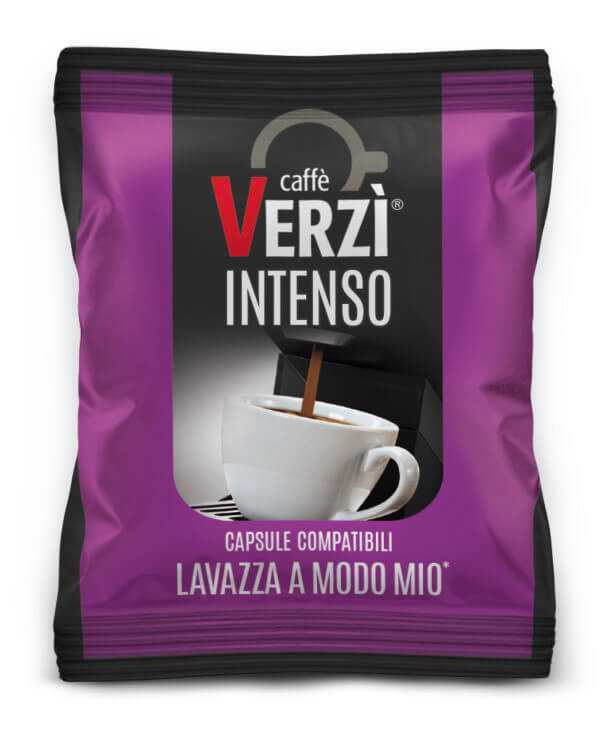 MODO-MIO-capsula-INTENSO Verzì Compatibile A Modo Mio Miscela Aroma Intenso Conf 100 Pz - immagine 1