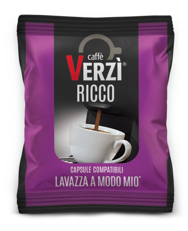 Verzì Compatibile A Modo Mio Miscela Aroma Ricco Conf 100 Pz - immagine 1