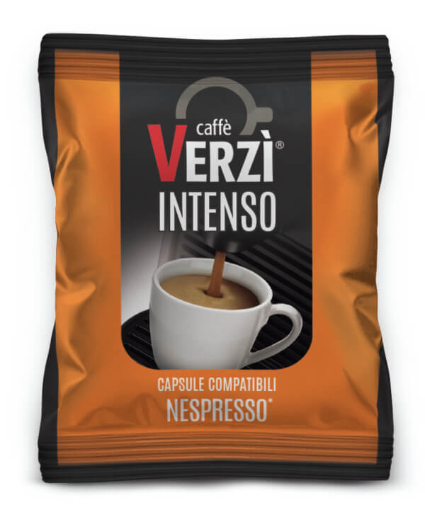 Verzì Compatibile Nespresso Miscela Aroma Intenso Conf 100 Pz - immagine 1