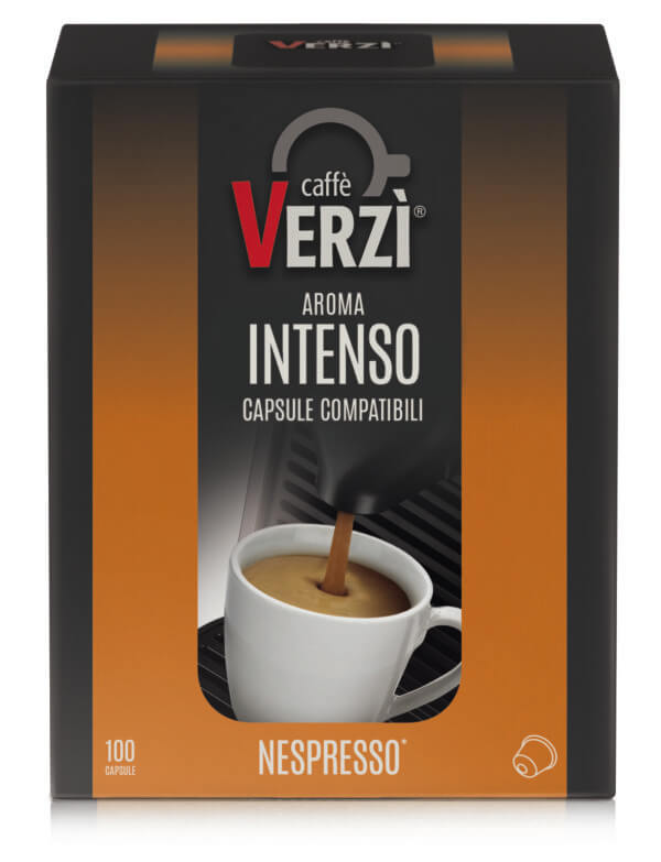 Verzì Compatibile Nespresso Miscela Aroma Intenso Conf 100 Pz - immagine 2