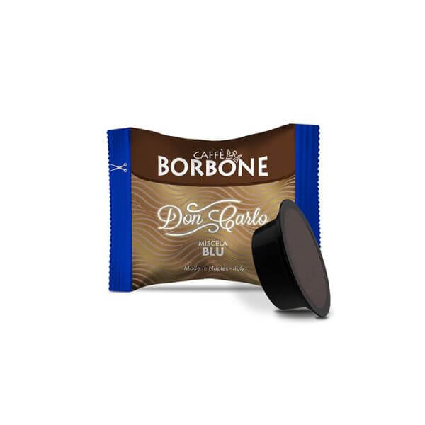 borbone-blu (Custom) Borbone Capsula Miscela Blu Don Carlo Compatibile Lavazza A Modo Mio Conf 100 - immagine 1