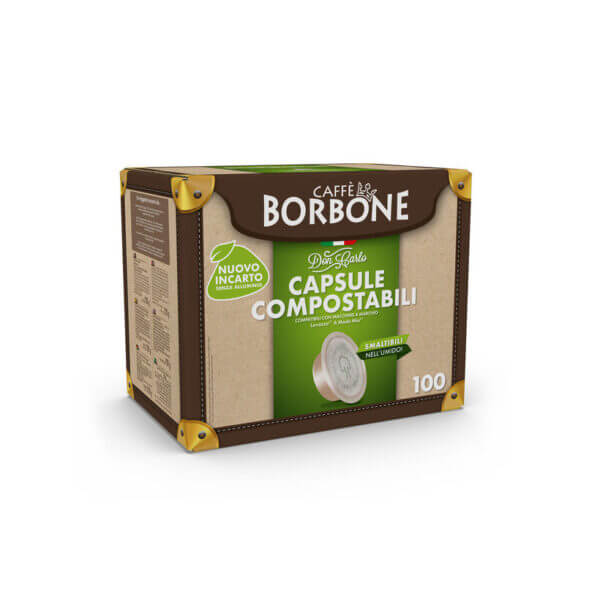 Borbone Capsula COMPOSTABILE Miscela Oro Don Carlo Compatibile Lavazza A Modo Mio Conf 100 Pz - immagine 5