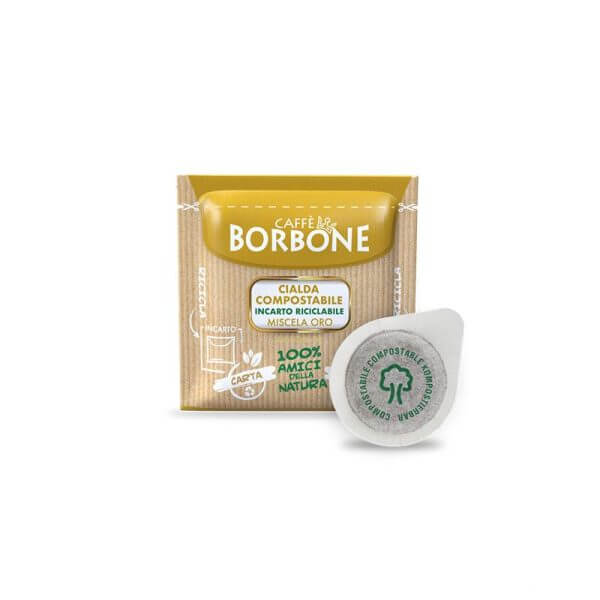 Borbone Cialda Filtrocarta ESE Miscela Oro Conf 100 Pz - immagine 1