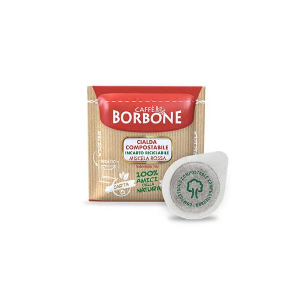 cialda-rossa (Custom) Borbone Cialda Filtrocarta ESE Miscela Rossa Conf 100 Pz - immagine 1