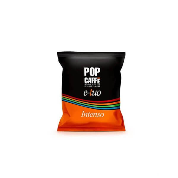 Pop Caffè Capsule E-Tuo Miscela 1 Intenso Compatibili Fior Fiore Coop e Lui Caffè Conf 100 Pz - immagine 1