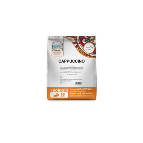 toda-cappuccino Toda Cappuccino Gattopardo Compatibile Lavazza  A Modo Mio Conf 16 Pz - immagine 1