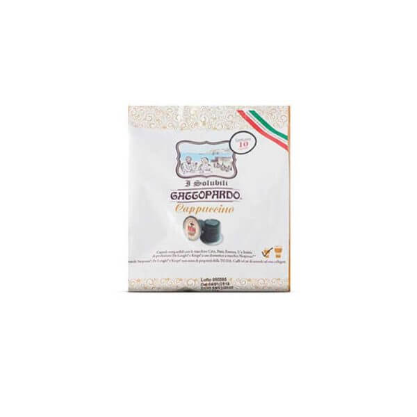 toda-cappuccino-nespresso Toda Cappuccino Gattopardo compatibile con le Macchine da Caffè a marchio Nespresso® Conf 10 Pz - immagine 1