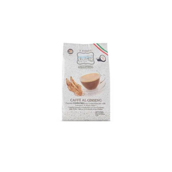 toda-ginseng-a-modo-mio2 Toda Ginseng SENZA ZUCCHERO E SENZA LATTOSIO Gattopardo Compatibile Lavazza A Modo Mio Conf 16 Pz - immagine 1