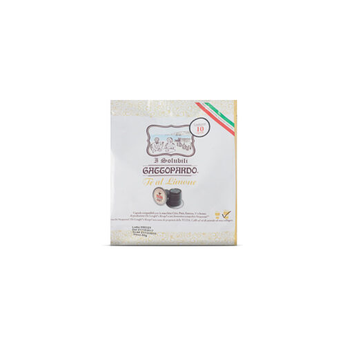 toda te al limone gattopardo compatibili nespresso