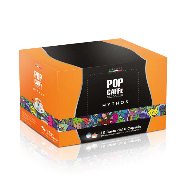 pop-Mythos-Mitaca Pop Caffè Capsule Mythos Miscela 2 Cremoso Compatibili Mitaca Conf 96 Pz - immagine 1