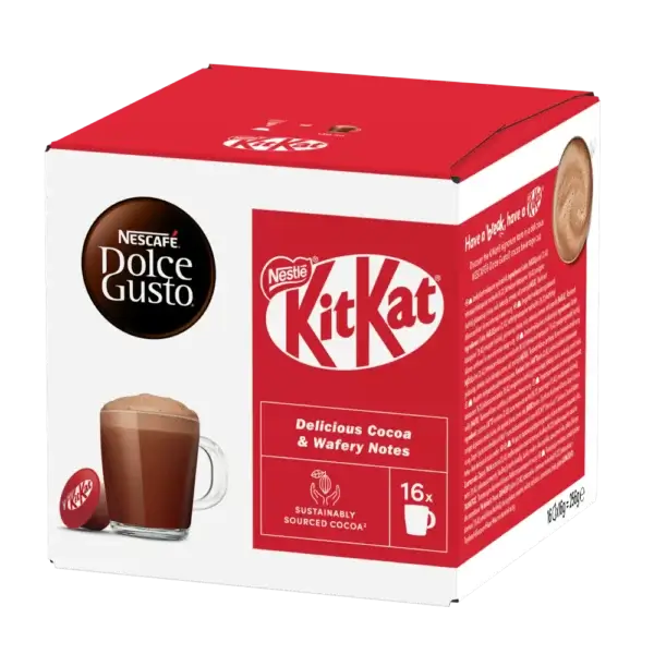 dolce-gusto- kit-kat-16 Dolce Gusto bevanda al cacao gusto KITKAT® Conf 16 Pz - immagine 1