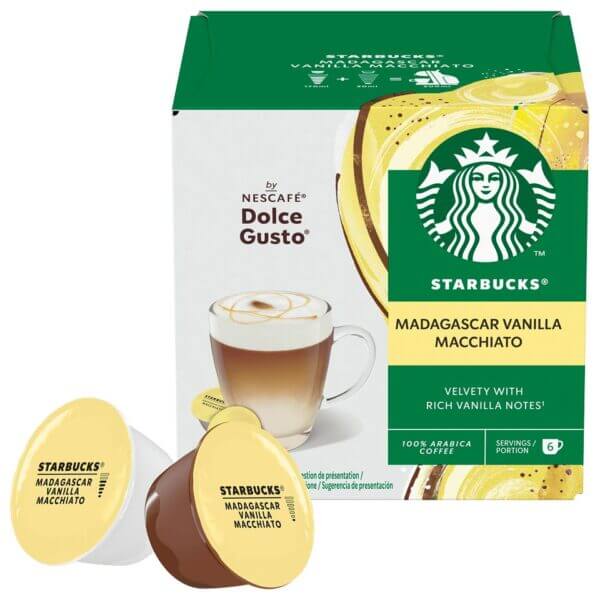 STARBUCKS® Madagascar Vanilla Macchiato by Nescafé® Dolce Gusto®conf. 12 pz - immagine 1