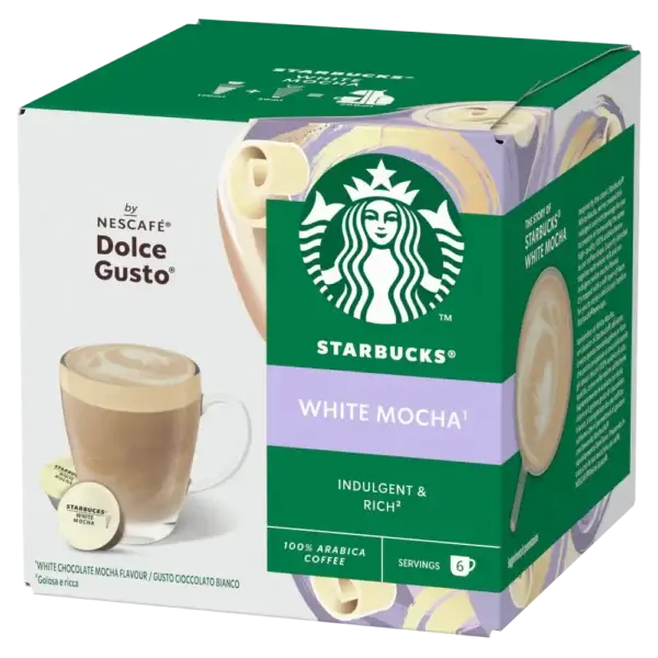 starbucks-white-mocha-by-dolce-gusto STARBUCKS® White Mocha by Nescafé® Dolce Gusto® conf. 12 pz - immagine 1