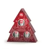 Illy Christmas Box 3 Barattoli 125gr Cad. Classico Brasile Guatemala