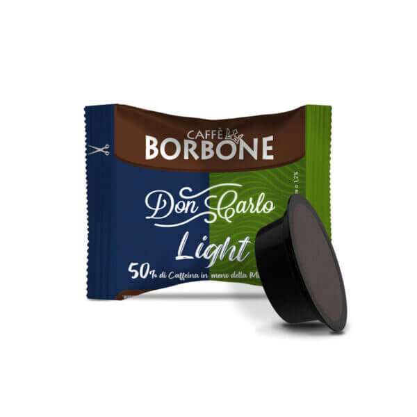 Borbone Don Carlo Miscela LIGHT 50% Blu, 50% Dek  Compatibile Lavazza A Modo Mio Conf 100 Pz - immagine 1