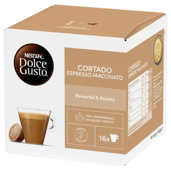 dolce-gusto-cortado-16-1 Dolce Gusto Cortado Espresso Macchiato Conf 16 Pz - immagine 1