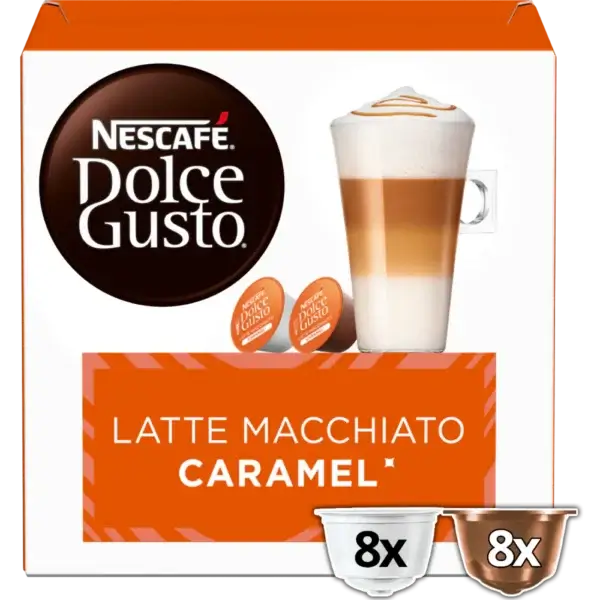 Dolce Gusto Latte Macchiato Caramel Conf 16 Pz - immagine 2