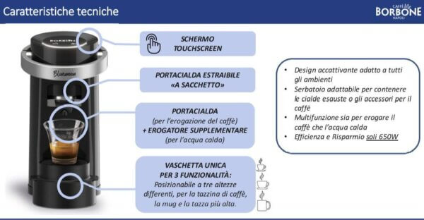 Borbone Macchina da Caffè BLUEMOON per Cialda in Carta - immagine 3