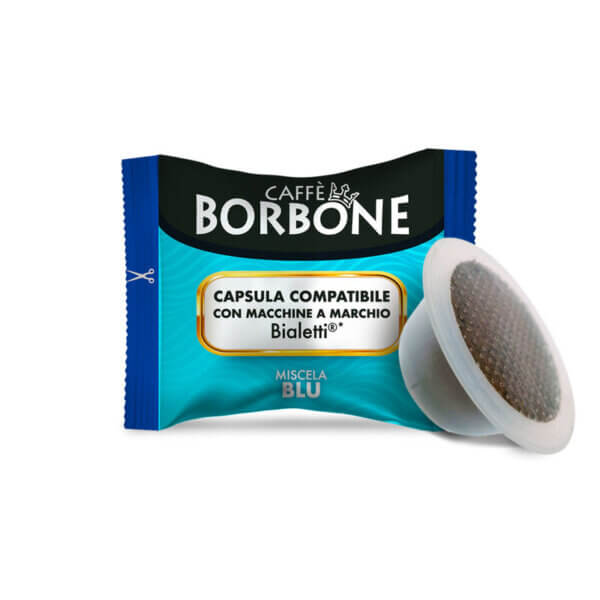 Borbone miscela Blu Compatibile Bialetti Conf 100 Pz - immagine 1