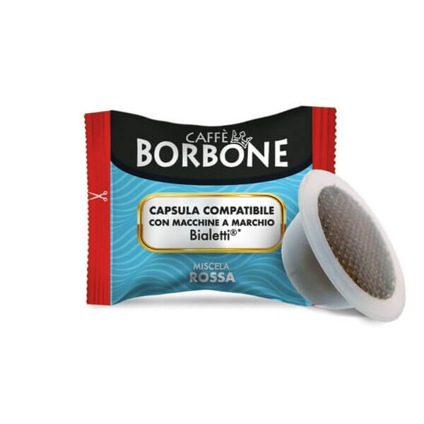 Borbone miscela Rossa Compatibile Bialetti Conf 100 Pz - immagine 1